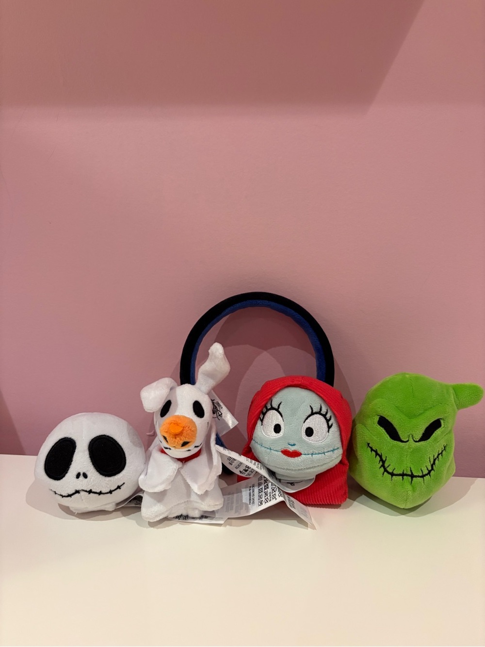 Disney Parks Nightmare Before Christmas BYO 4 Plush Headband Set 🕷️🖤